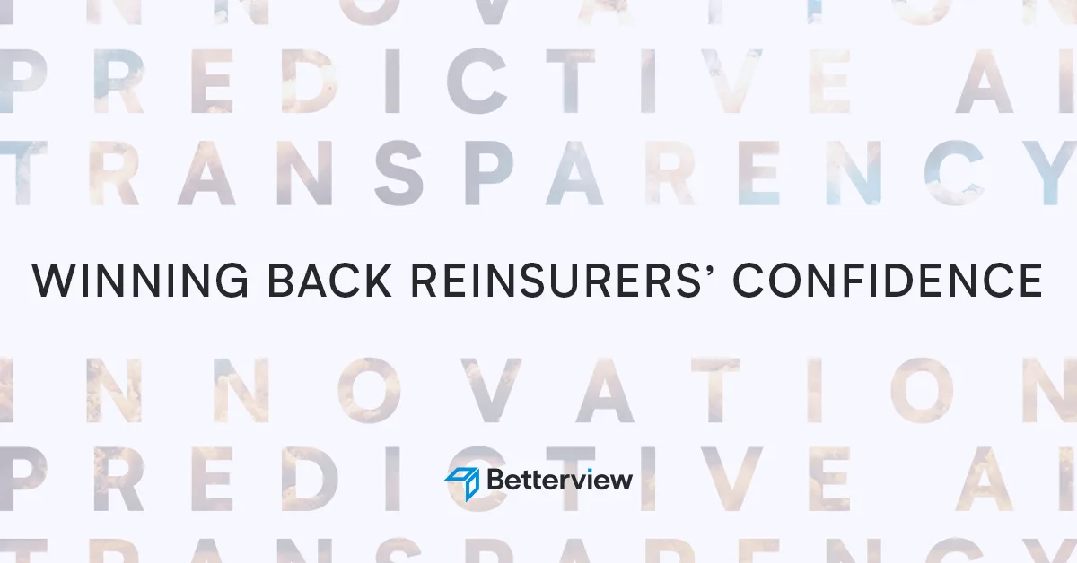 Winning Back Reinsurers' Confidence