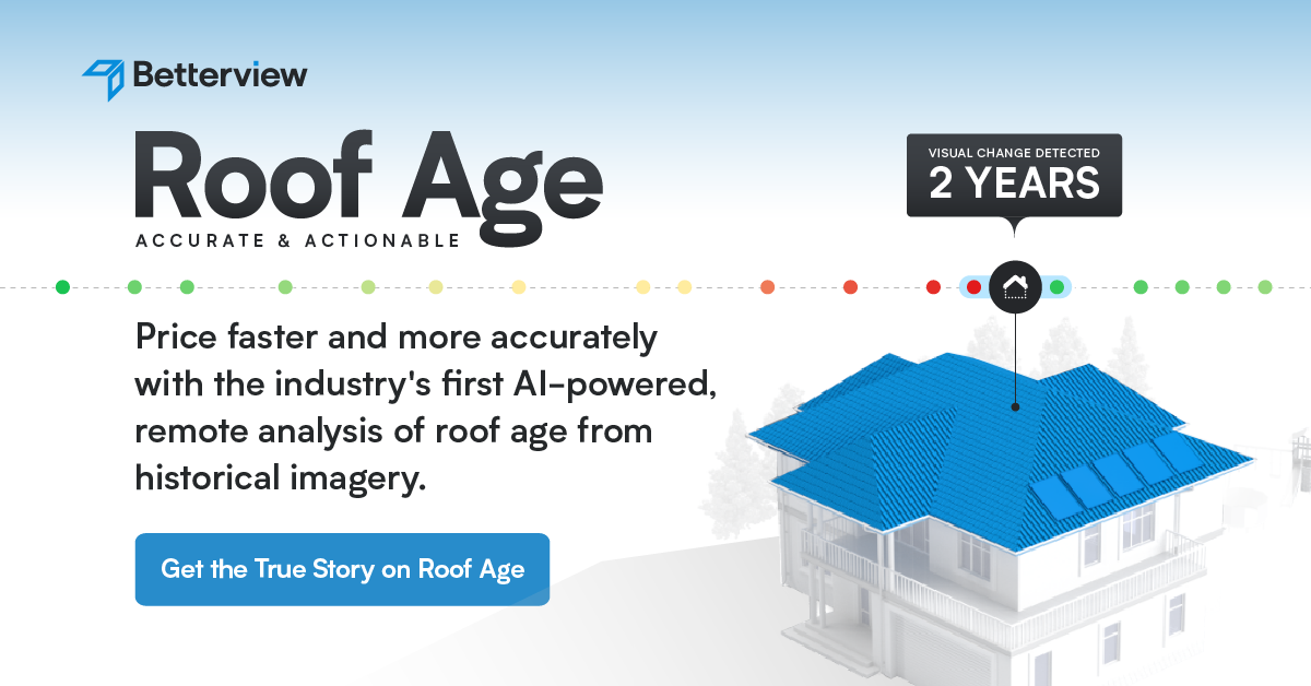 Betterview Revolutionizes Roof Age Data with AI-powered Solution